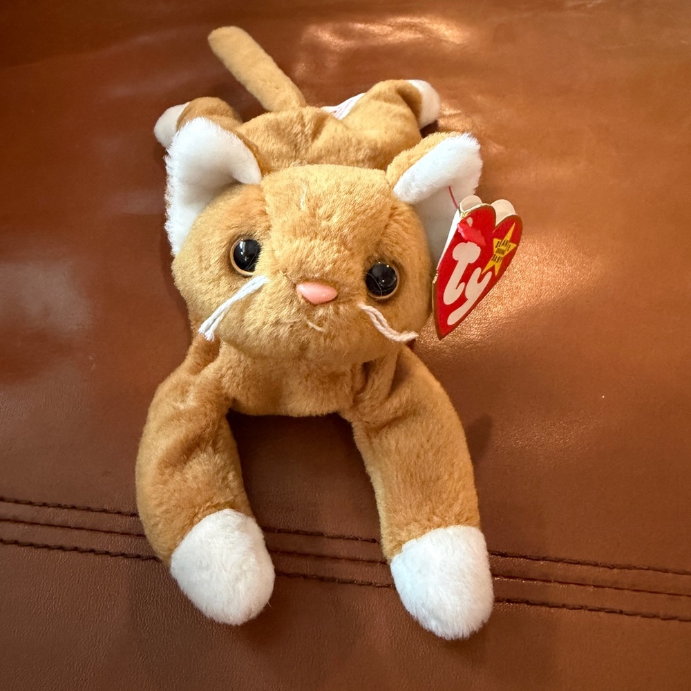 Ty New Nip Beanie Baby Plush Cat